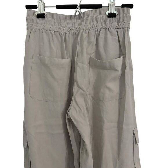 Forever 21 Women's Elastic Waist Wide Leg Parachute Cargo Pants, Size S - Picture 9 of 13